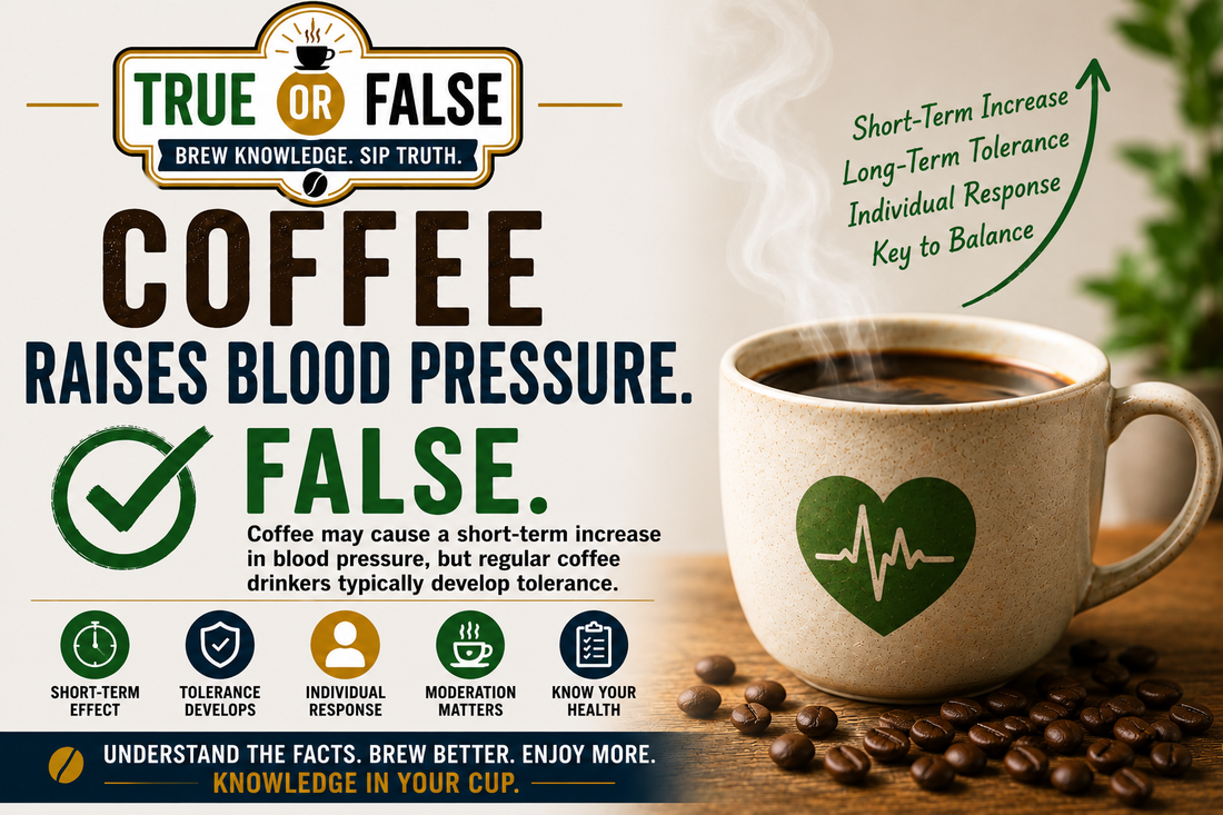 True or False | Coffee Raises Blood Pressure.