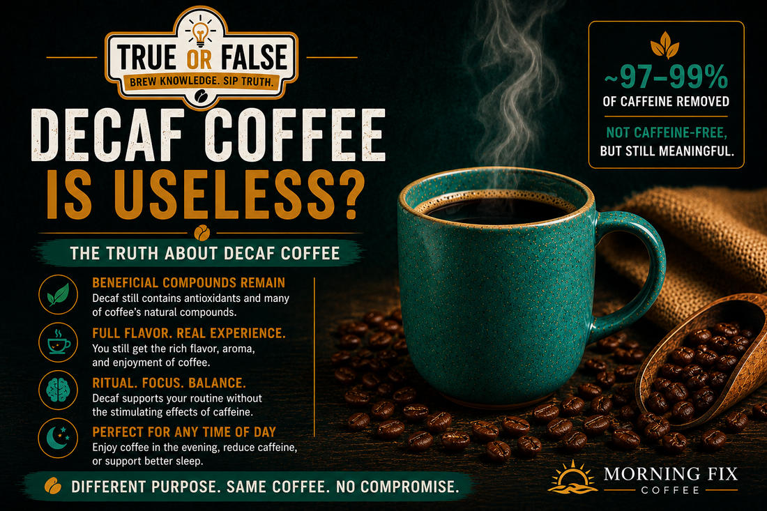 True or False: Decaf Coffee Is Useless?