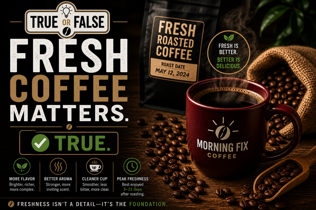 True or False: Fresh Coffee Matters