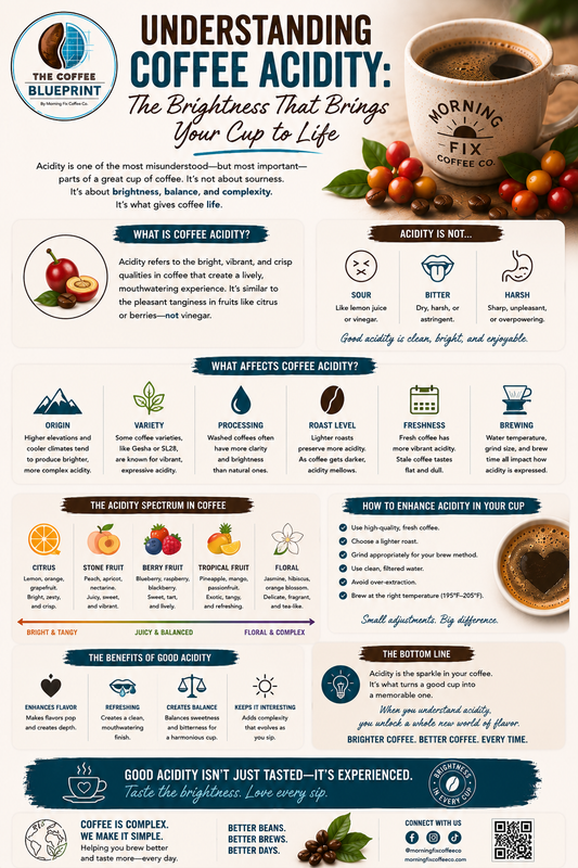 Understanding Coffee Acidity: The Brightness That Brings Your Cup to Life