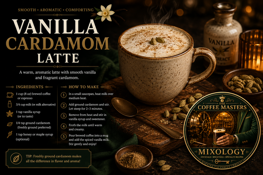 Vanilla Cardamom Latte Recipe