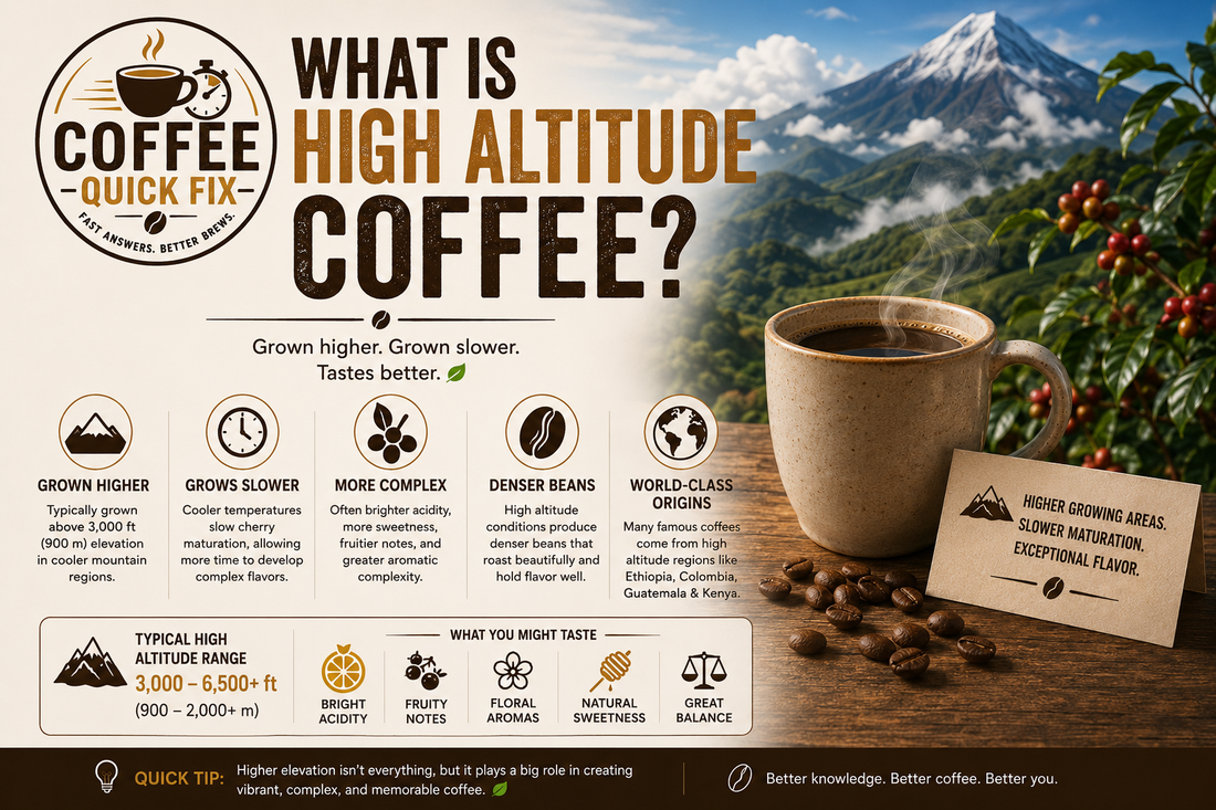 Coffee Quick Fix | What Is High Altitude Coffee?