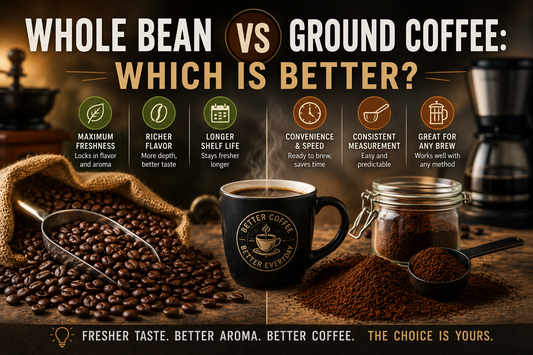 Whole Bean vs Ground Coffee: Which Is Better?