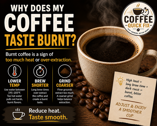 Why Does My Coffee Taste Burnt?