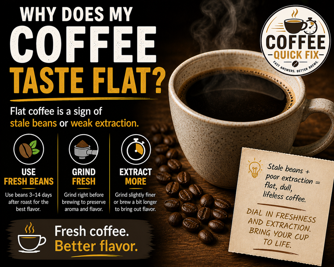 Why Does My Coffee Taste Flat?