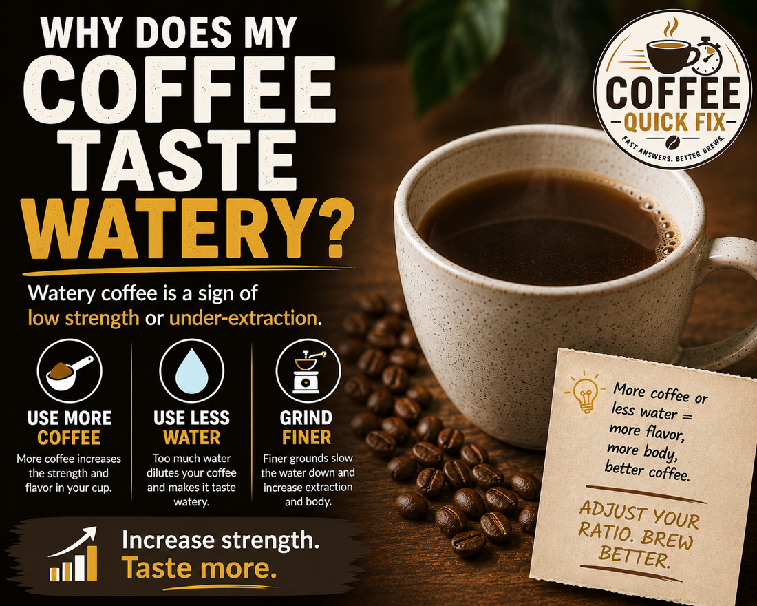 Why Does My Coffee Taste Watery?