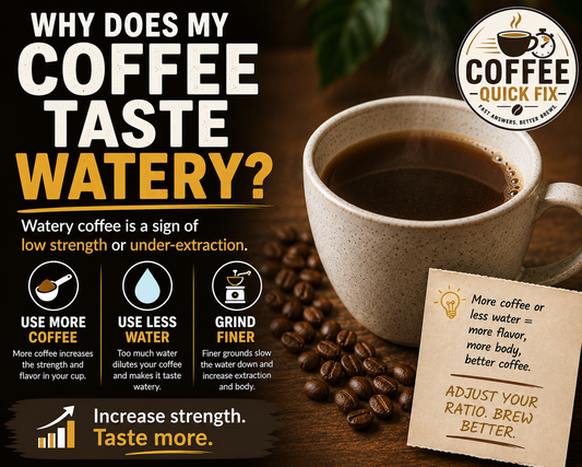 Why Does My Coffee Taste Watery?