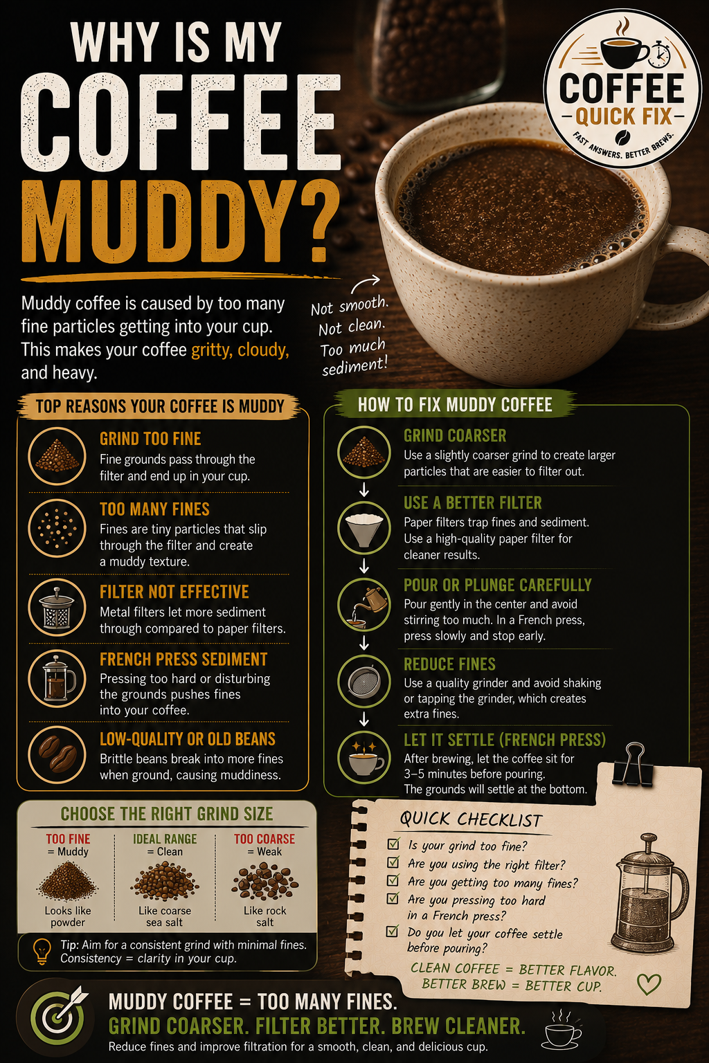 Why Is My Coffee Muddy?