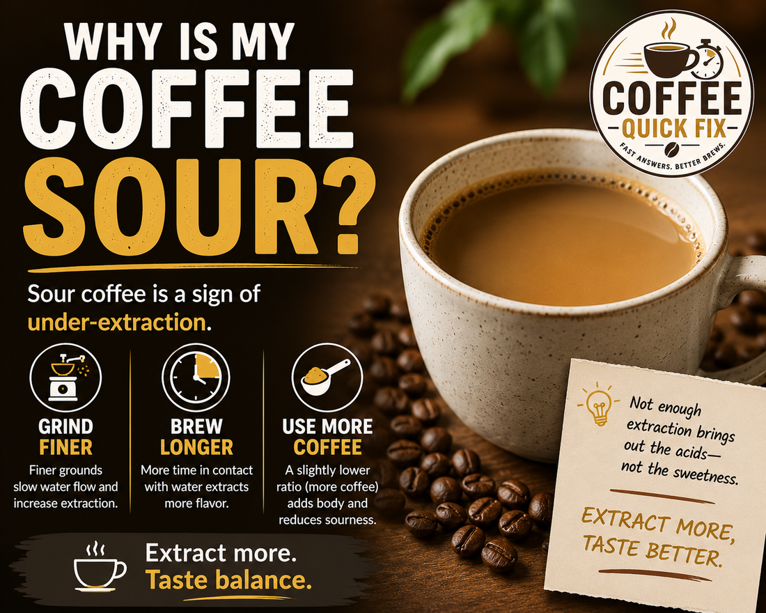 Why Is My Coffee Sour? (Fix It Fast)