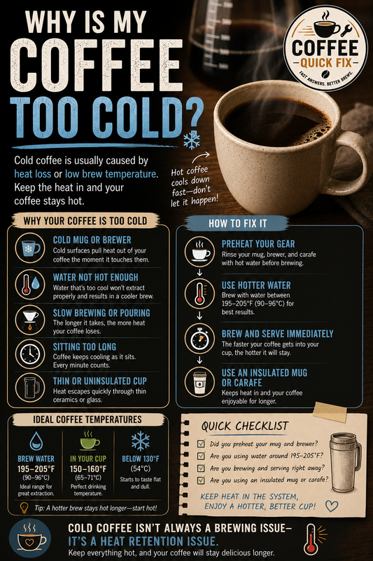 Why Is My Coffee Too Cold?