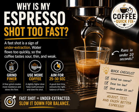 Why Is My Espresso Shot Too Fast?