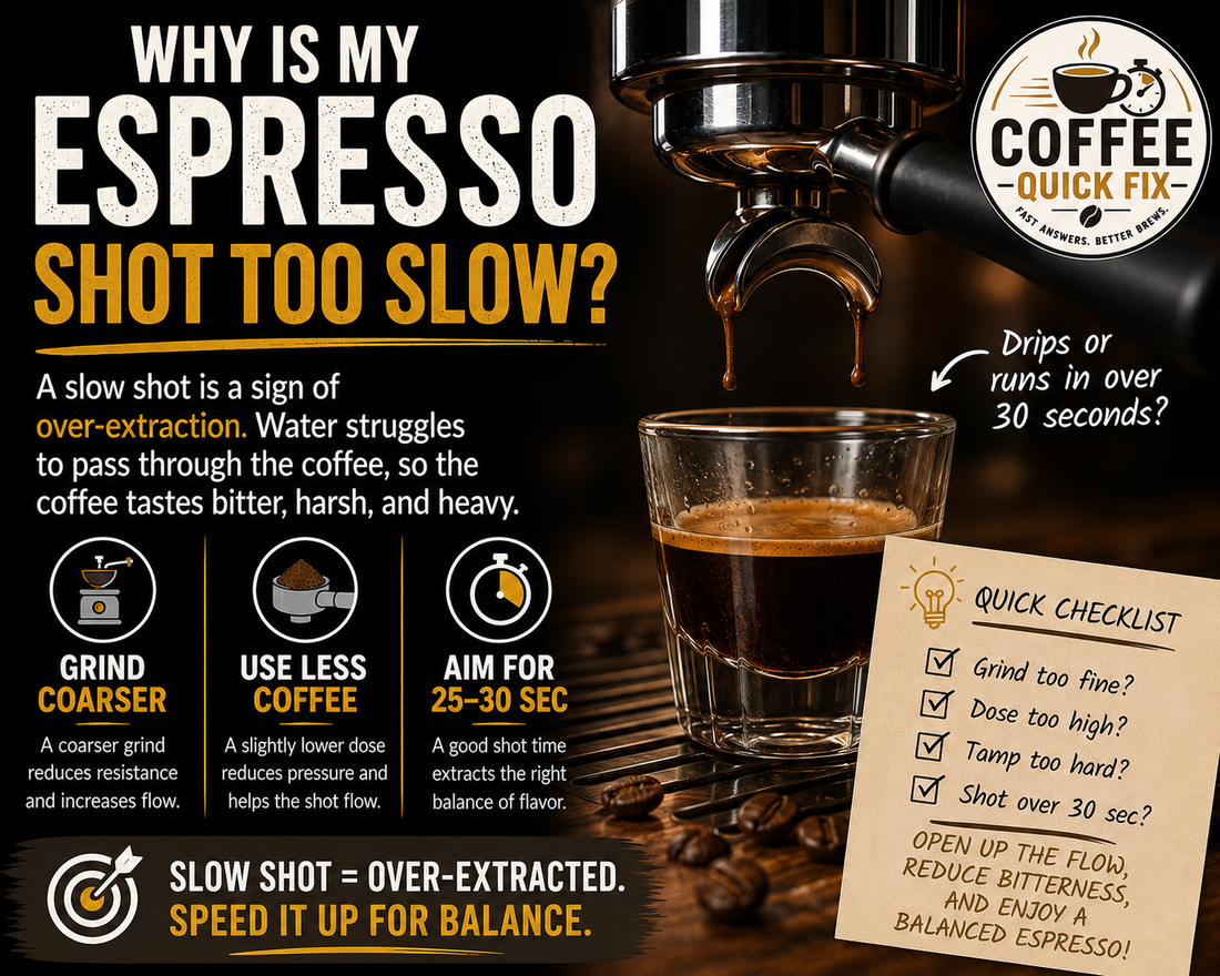 Why Is My Espresso Shot Too Slow?