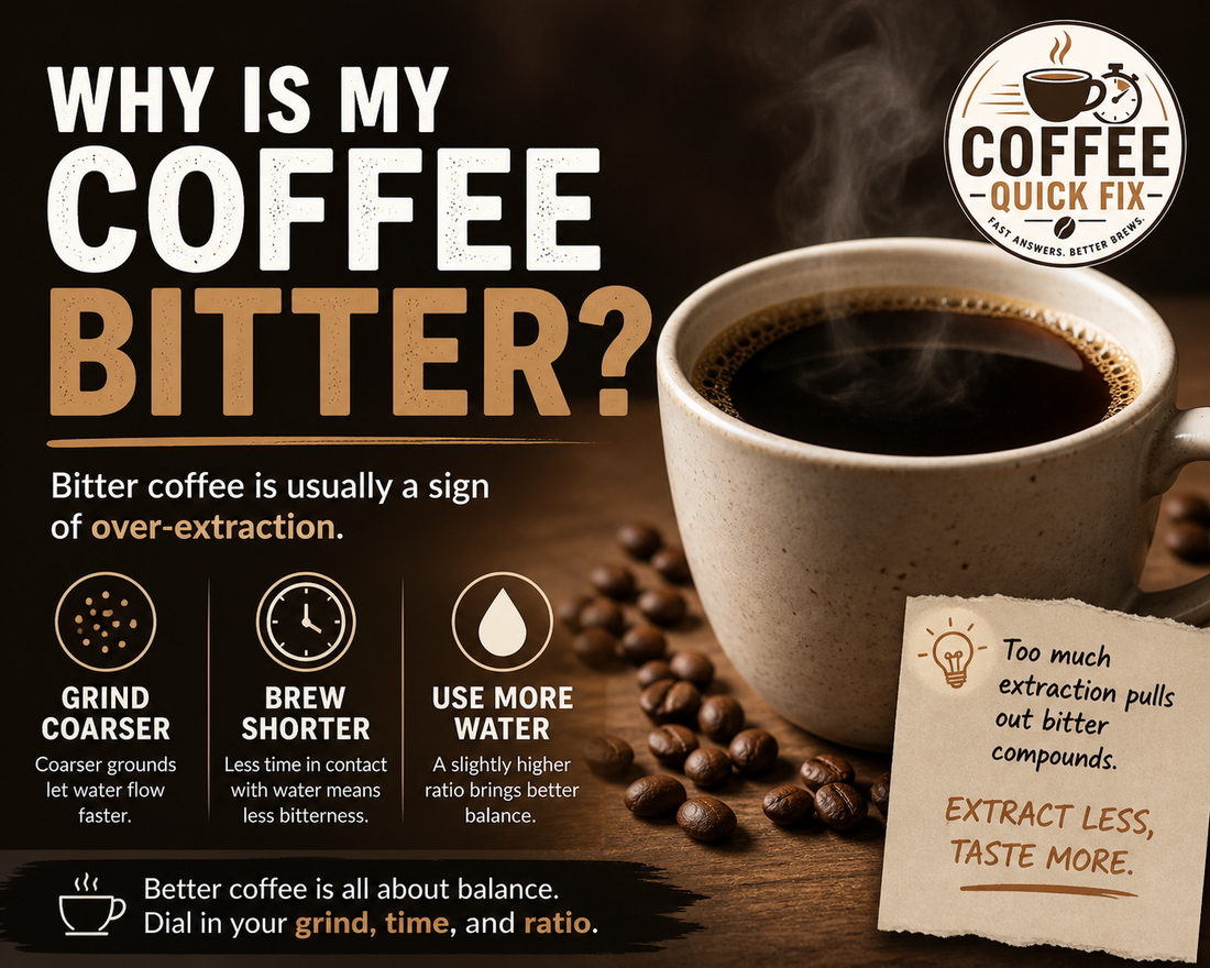 Why is My Coffee Bitter? (Fix It Fast)