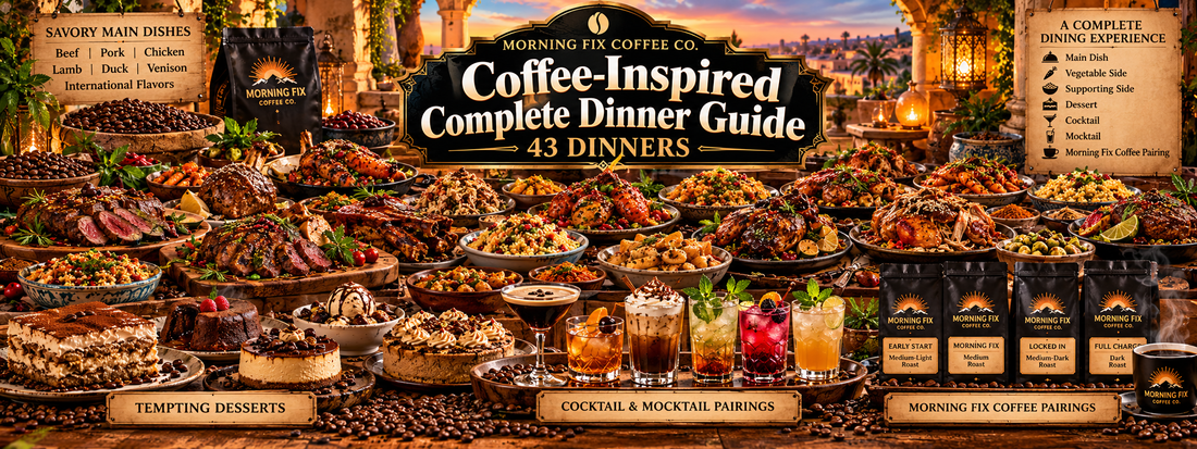 Bar Fix Show Coffee-Inspired Complete Dinner Guides | Morning Fix Coffee Co.