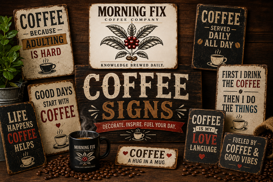 🪧 Coffee Signs
