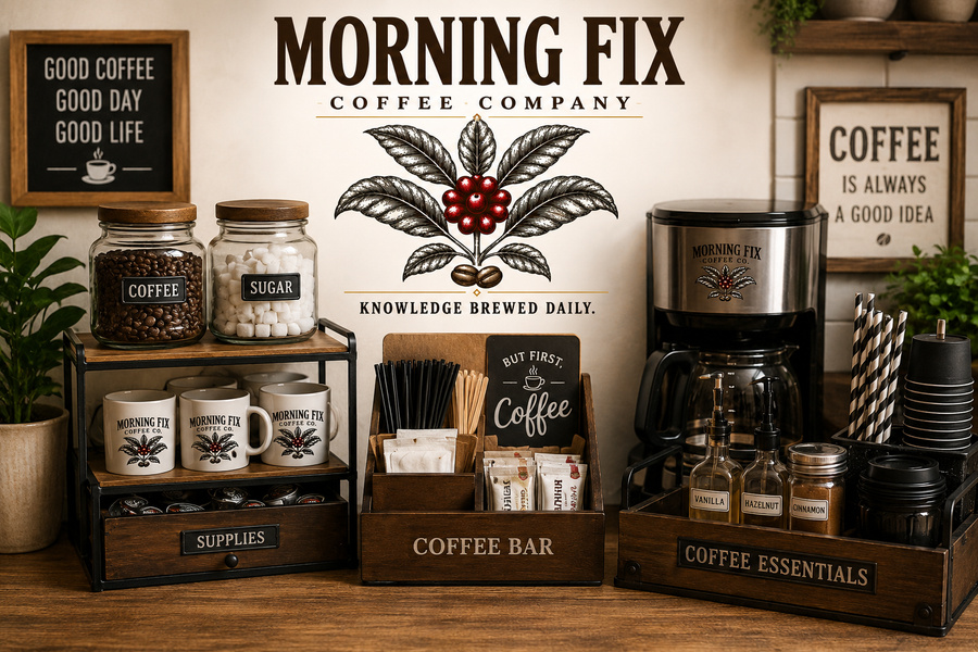 🗄️ Coffee Stations & Organizers