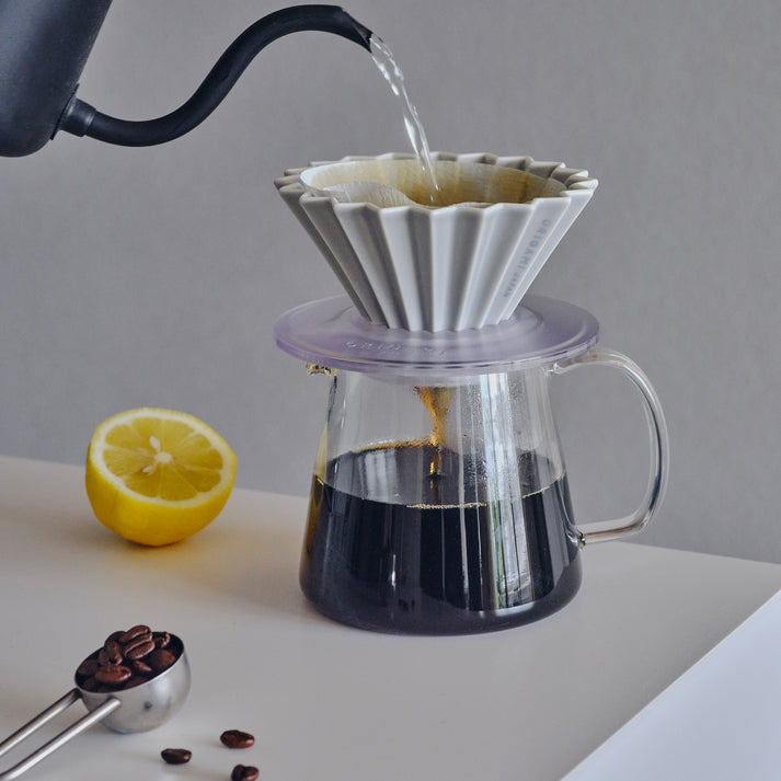 Origami - Pour Over Coffee Dripper - Porcelain - Matte Pink