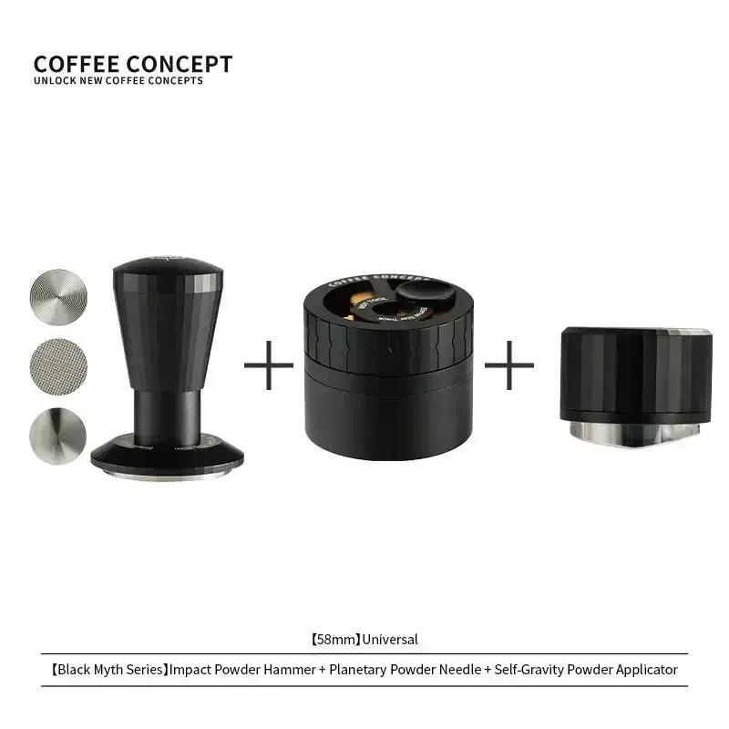 Black Myth Impact Tamper - 30LB Constant Force Spring Espresso Tamper Under $49
