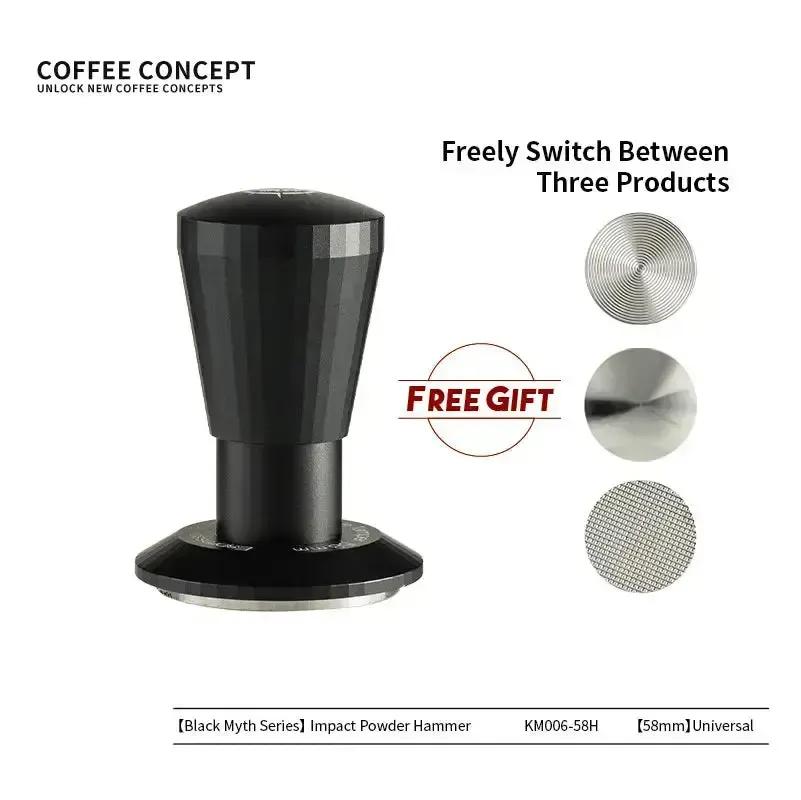 Black Myth Impact Tamper - 30LB Constant Force Spring Espresso Tamper Under $49
