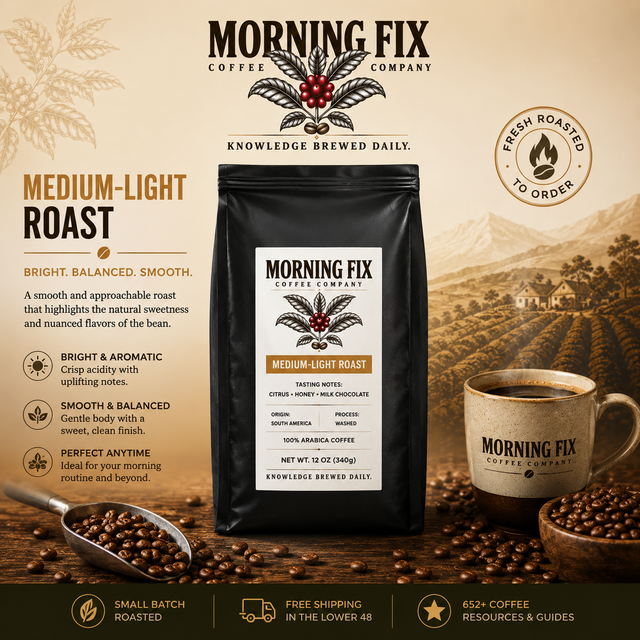 Medium-Light Roast Coffee