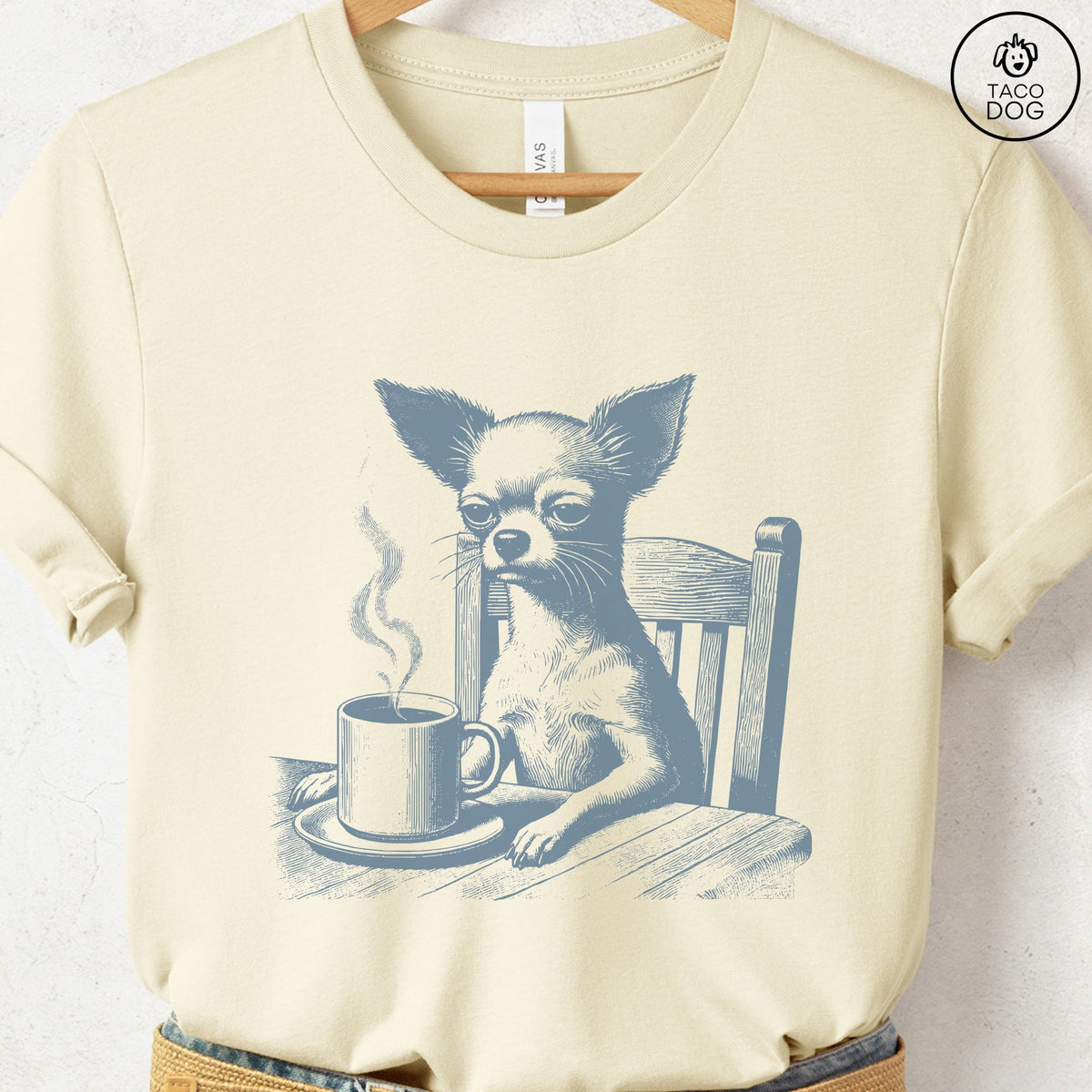 Chihuahua Coffee Morning Mood T-Shirt