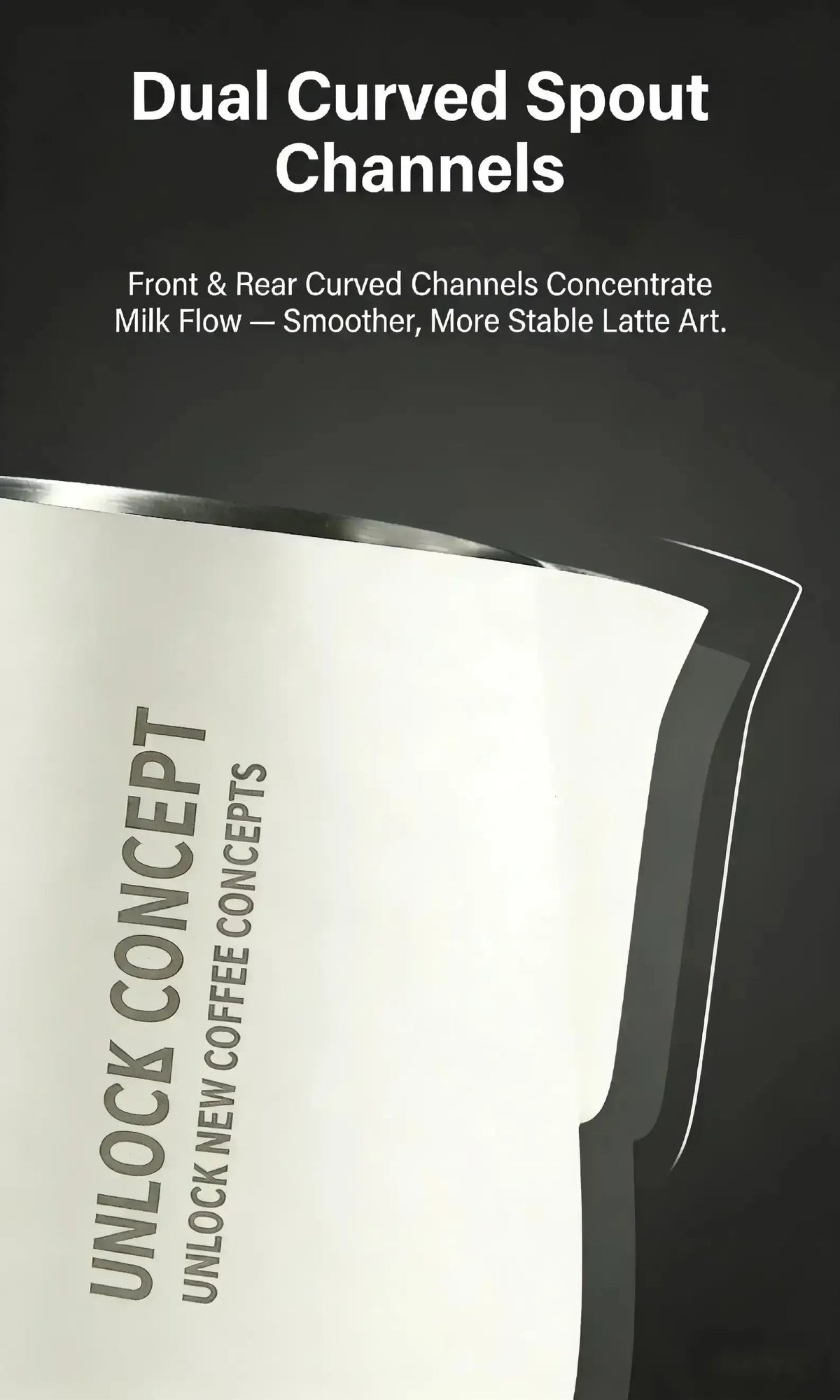 Best Milk Pitcher for Latte Art Beginners - Bell Shape 350ml/500ml Frothing Jug Under $15