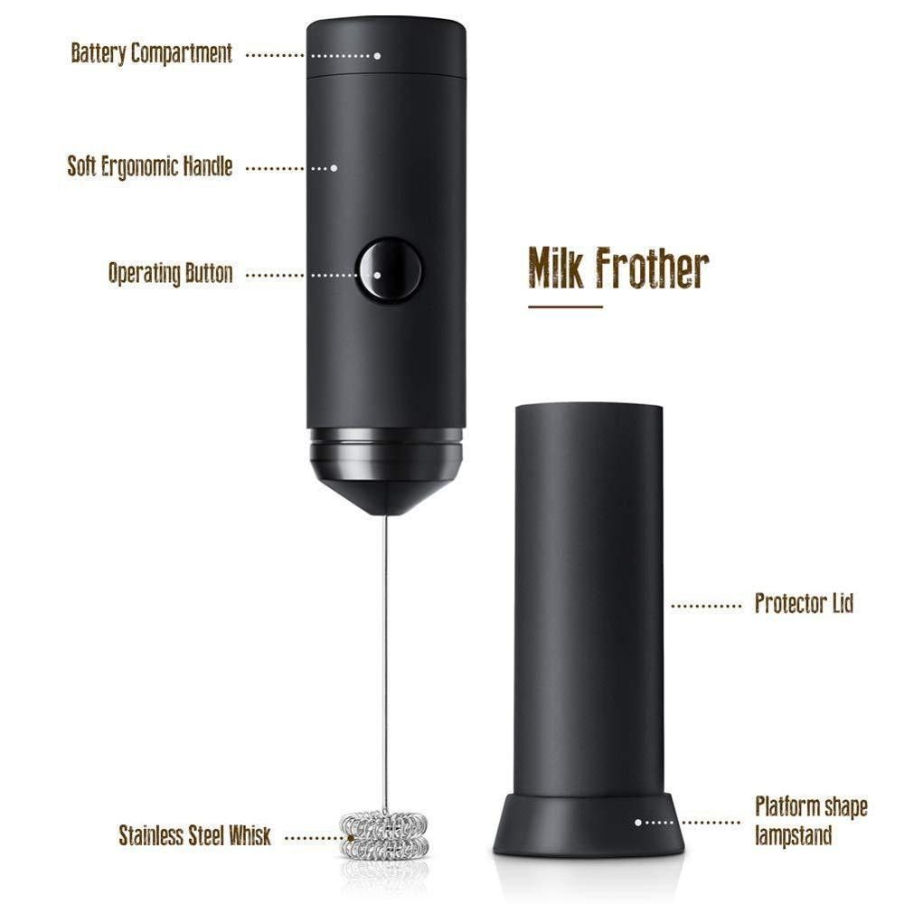 Electric Milk Frother Egg Foam Maker Kitchen Tool