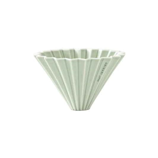 Origami - Pour Over Coffee Dripper - Porcelain - Matte Green
