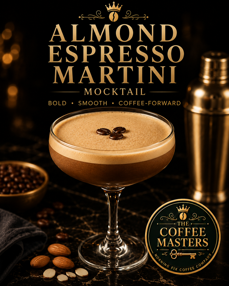 Almond Espresso Martini Mocktail