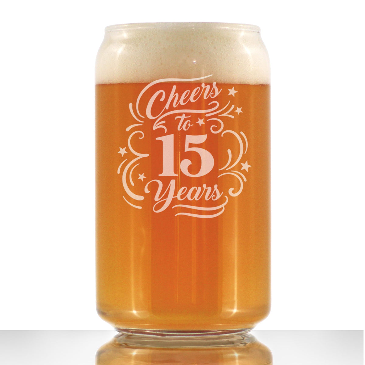 Cheers to Years - Anniversary Party Cups & Decor - Engraved Glasses & Color Ceramic Coffee Mugs