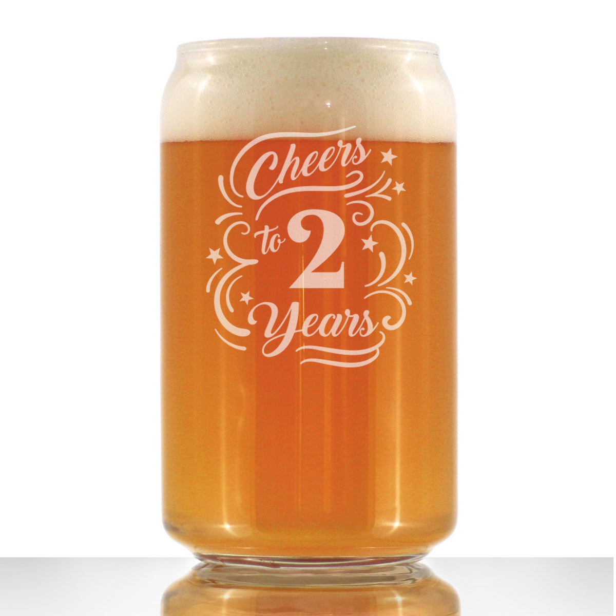 Cheers to Years - Anniversary Party Cups & Decor - Engraved Glasses & Color Ceramic Coffee Mugs