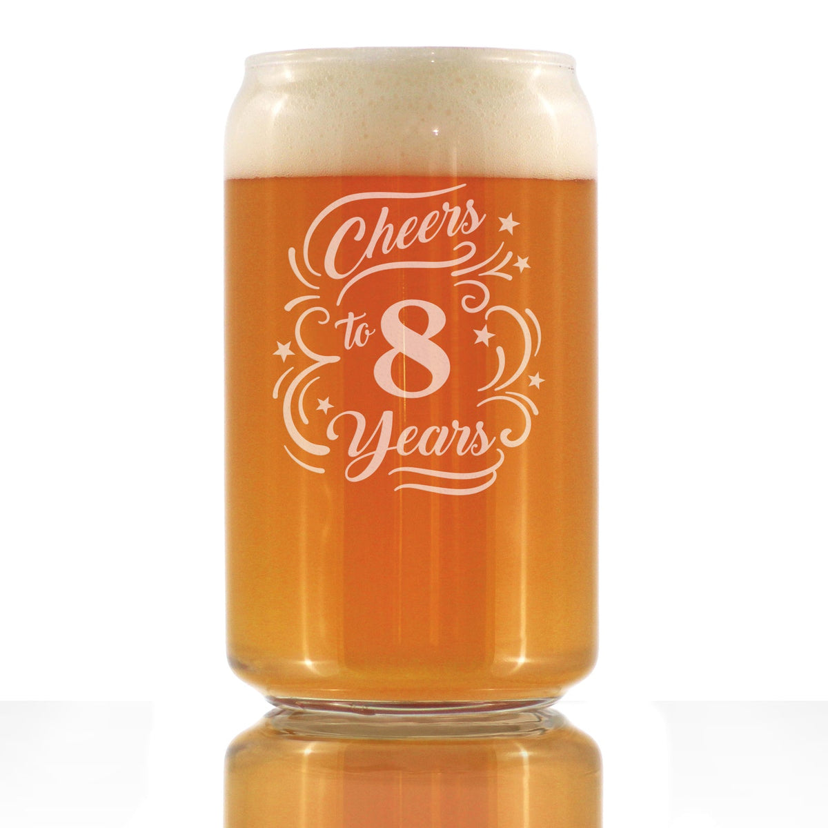 Cheers to Years - Anniversary Party Cups & Decor - Engraved Glasses & Color Ceramic Coffee Mugs