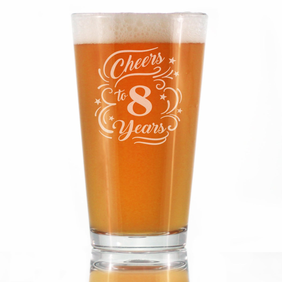 Cheers to Years - Anniversary Party Cups & Decor - Engraved Glasses & Color Ceramic Coffee Mugs