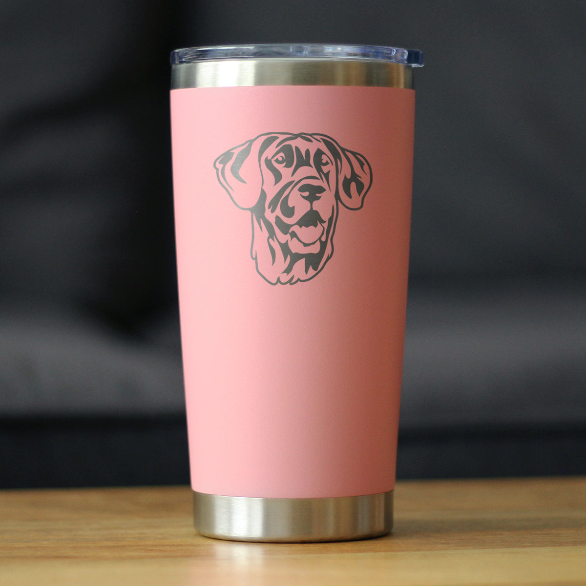 Great Dane Face - 20 oz Coffee Tumbler