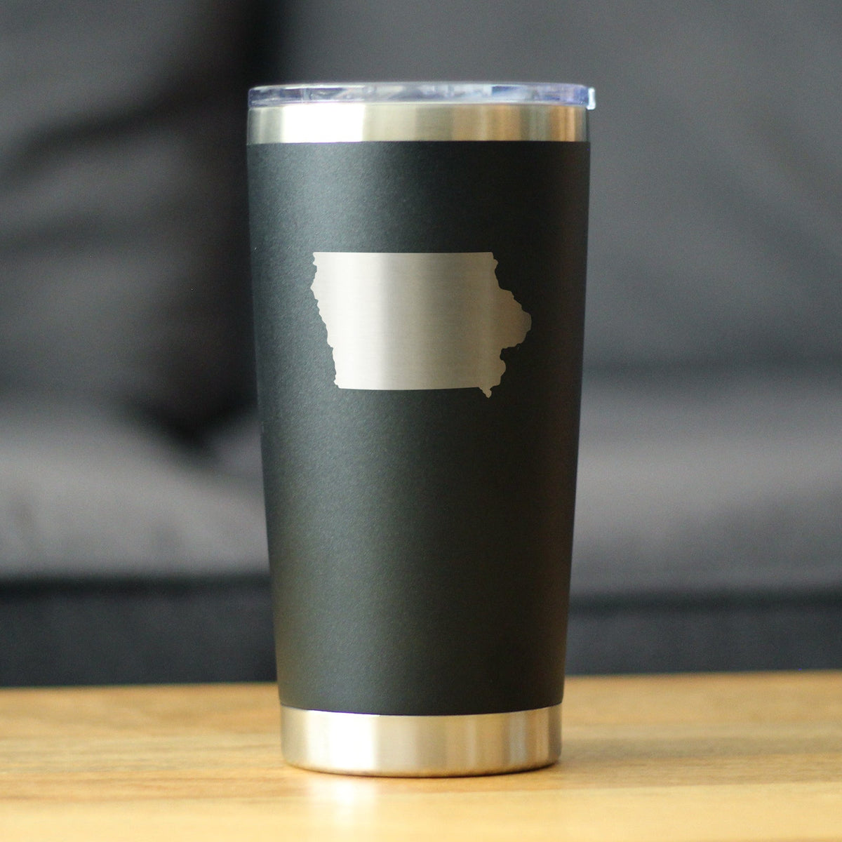 Iowa State Outline - 20 oz Coffee Tumbler