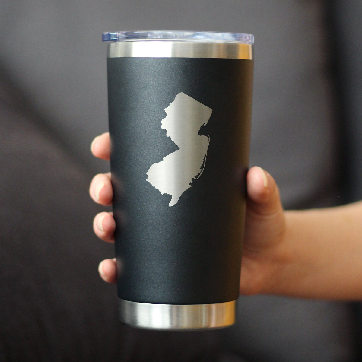 New Jersey Sate Outline - 20 oz Coffee Tumbler
