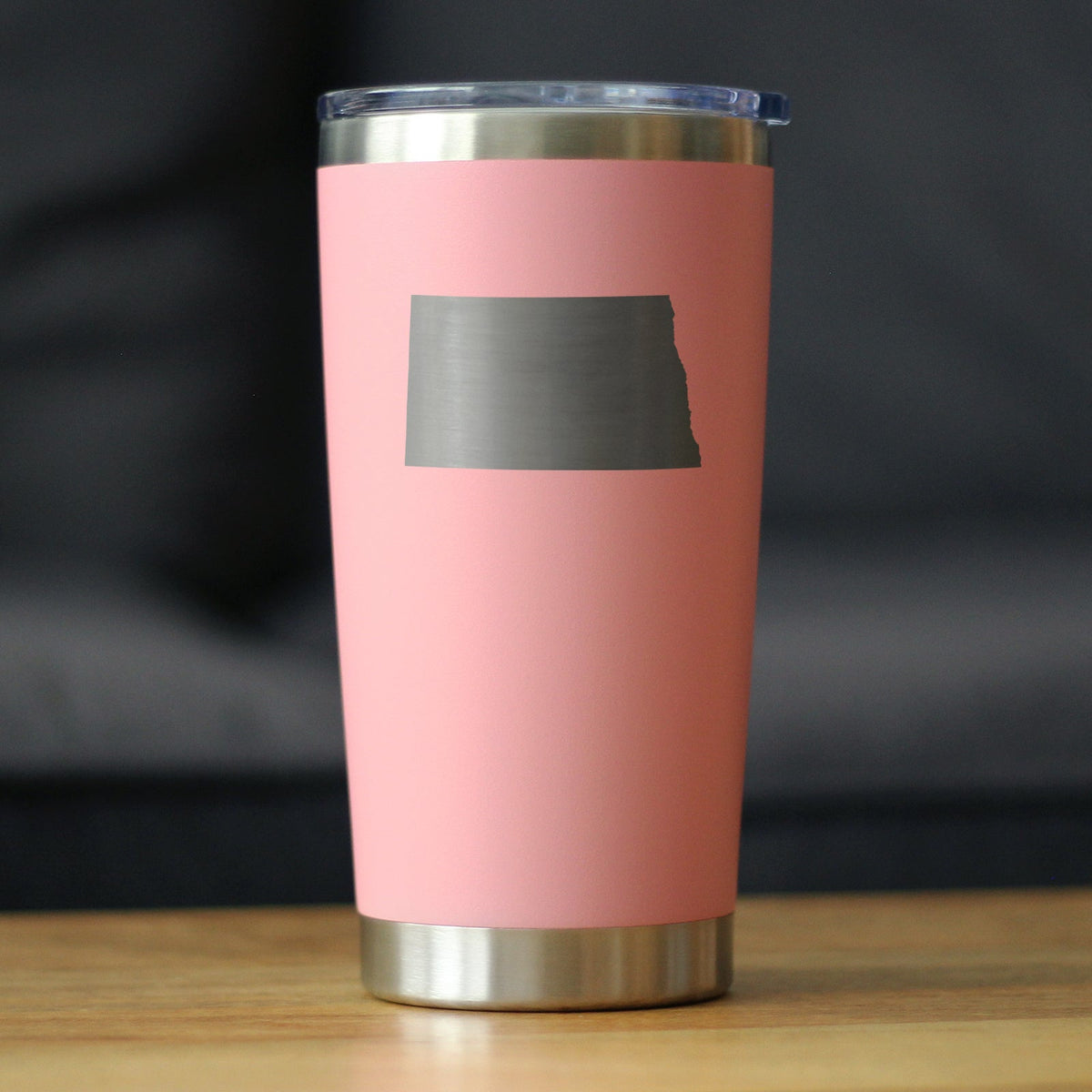 North Dakota State Outline - 20 oz Coffee Tumbler