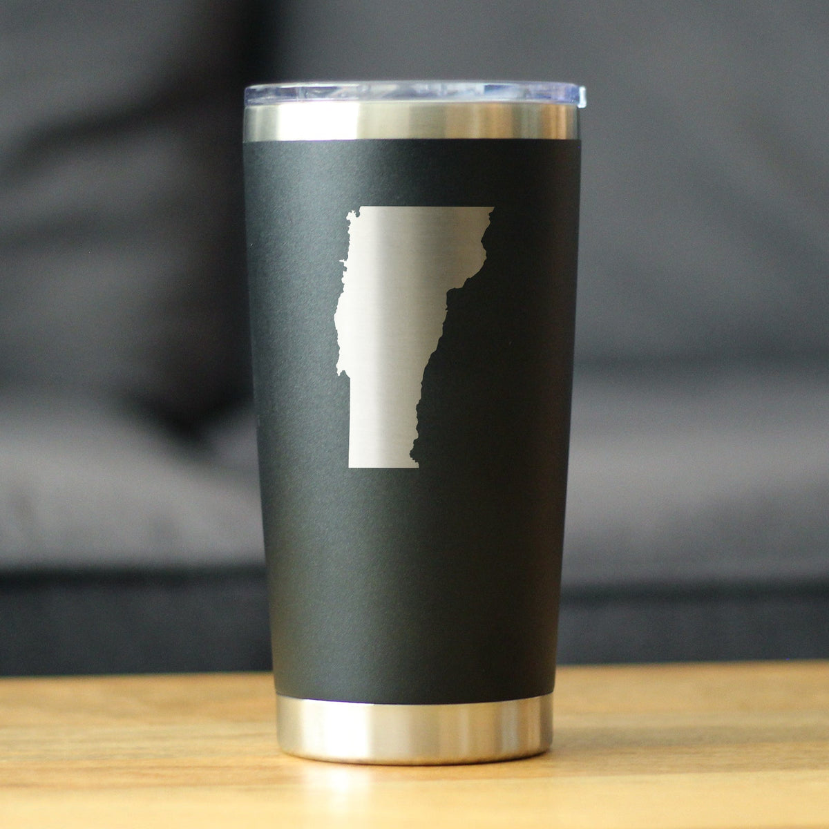 Vermont State Outline - 20 oz Coffee Tumbler