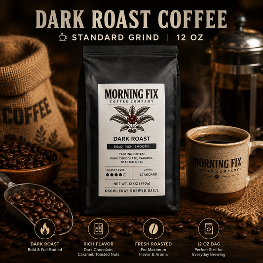 Dark Roast Coffee | ☕Standard Grind | 12 OZ