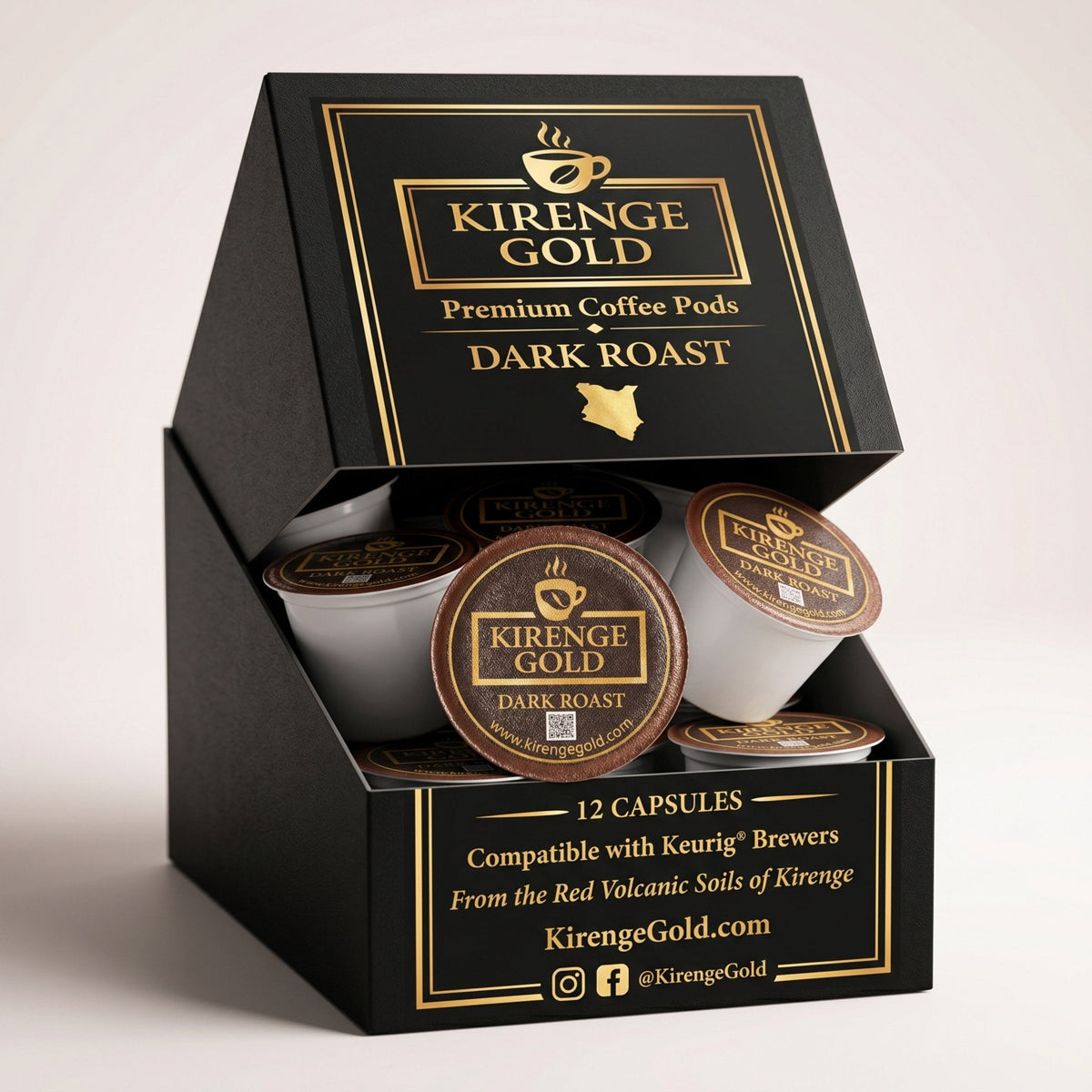 Dark Roast Coffee Pods | Keurig® Compatible