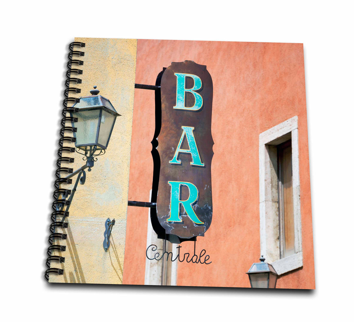 3dRose Danita Delimont - Places - Italy, Venice. Coffee bar sign - Drawing Books (db_330213)