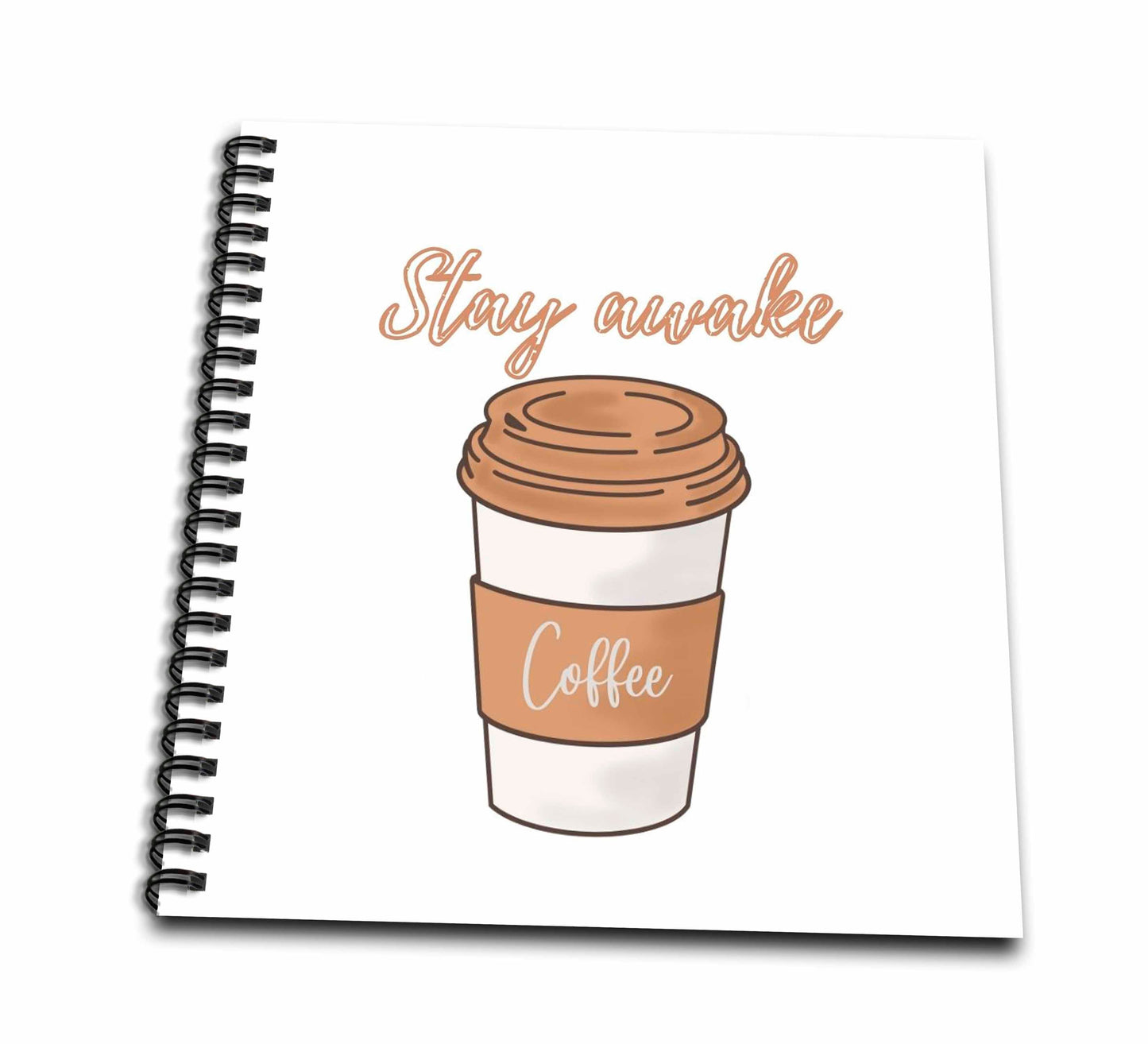 3dRose 3dRose- Coffee quotes - Creative Coffee Quotes - Drawing Books (db_358616)