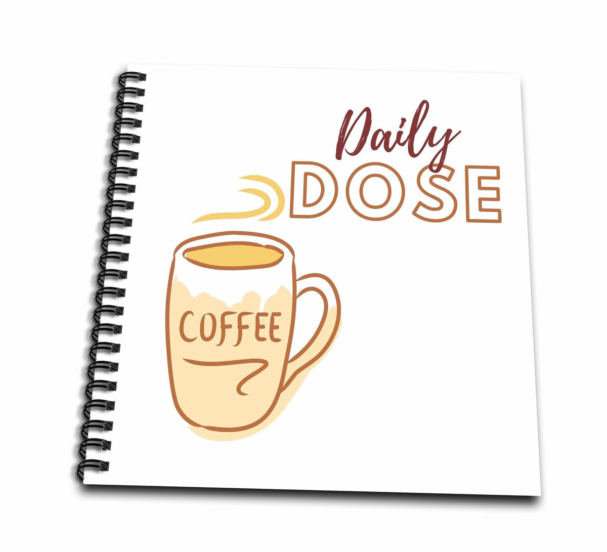 3dRose 3dRose- Coffee quotes - Creative and Cute Coffee Quotes - Drawing Books (db_358617)