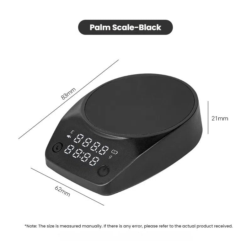 Mini Electronic Coffee Scale - Timed Weighing, Perfect for Italian Beans, Home & Coffee Bars