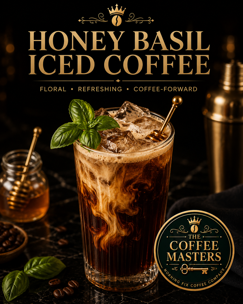 Honey Basil Iced Coffee Recipe