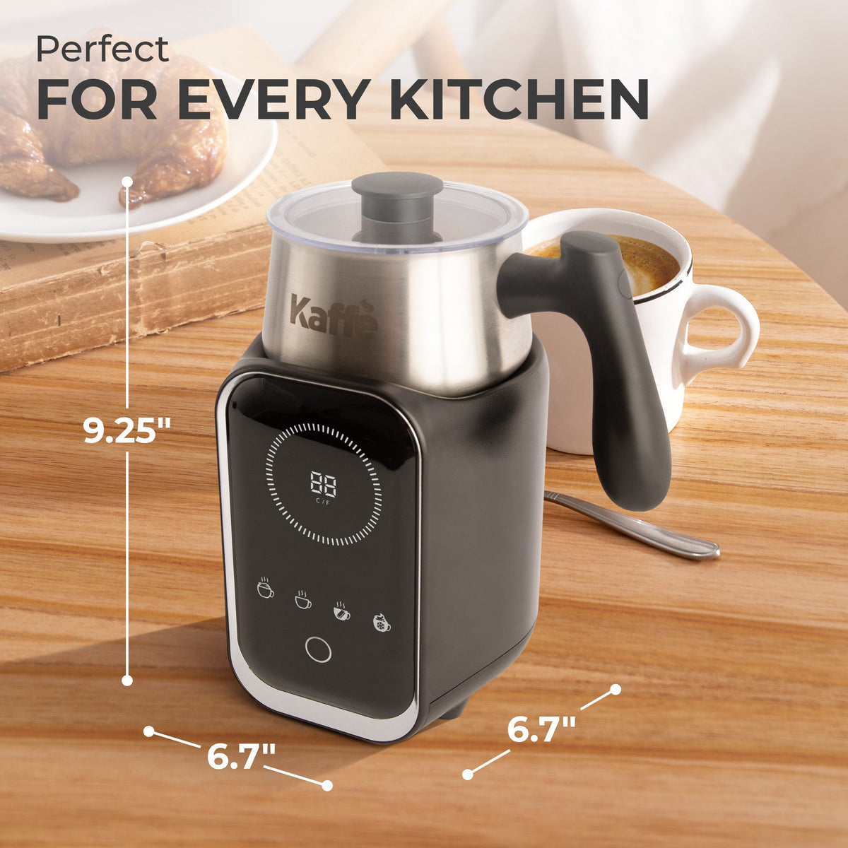 Pour-in Premium Milk Frother w/ Digital Screen, KF6075