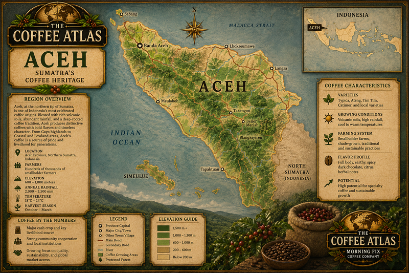 Map of Aceh