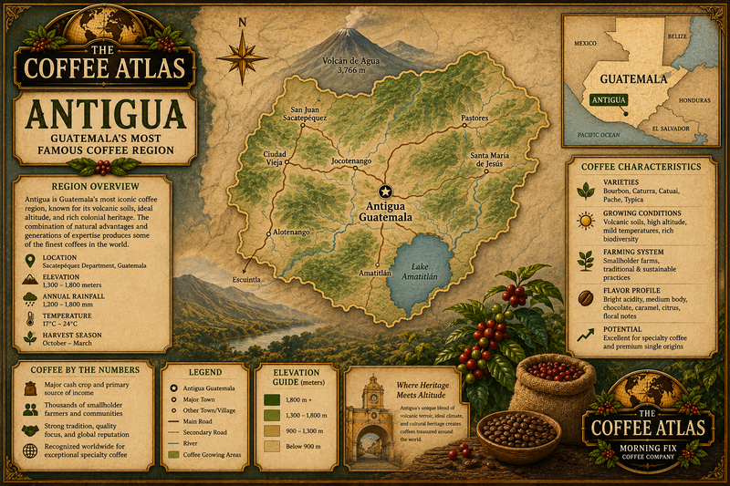 Map of Antigua
