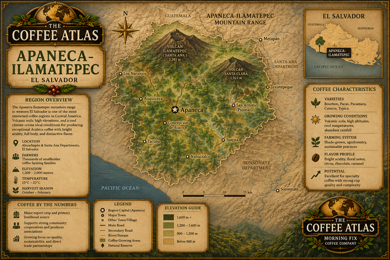 Map of Apaneca-Ilamatepec
