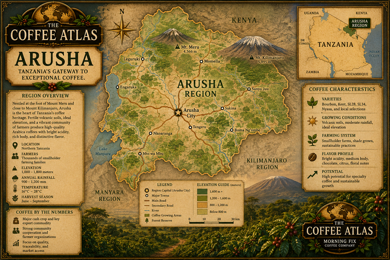 Map of Arusha